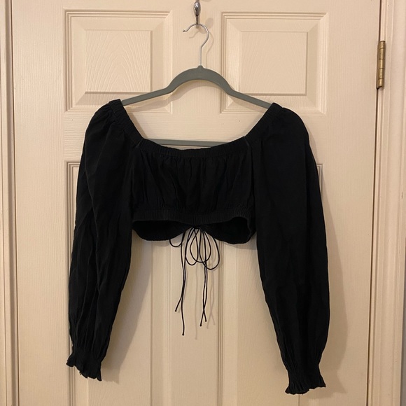 Princess Polly Take It To The Heart Top Black - Picture 15 of 16